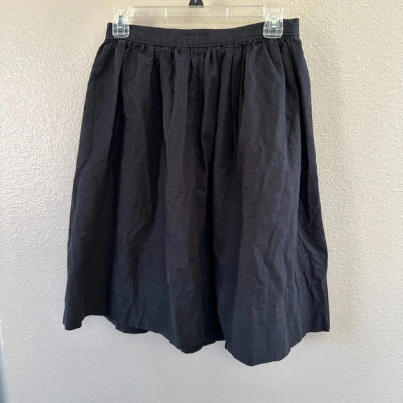 Vintage Mid‎ Length Black Skirt - Picture 1 of 5